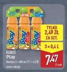 ALDI Napój marchew-pomarańcza + marchew-truskawka marchew-malina Kubuś Play! oferta