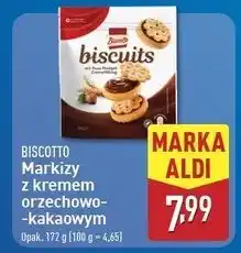 ALDI Markizy z kremem orzechowym Biscotto oferta