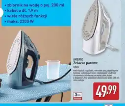 ALDI Żelazko parowe Ambiano oferta