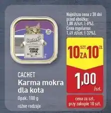 ALDI Karma dla kota cielęcina w sosie Cachet oferta