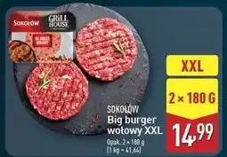 ALDI Burger wołowy Sokołów Grill House oferta