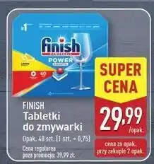 ALDI Tabletki do zmywarek lemon Finish Power Essential oferta