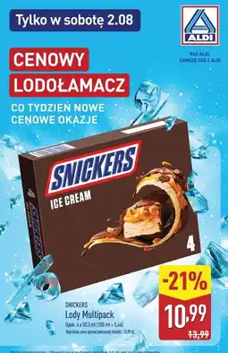 ALDI Baton lodowy Snickers oferta