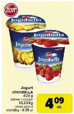 Carrefour Jogurt Jogobella ananas Zott oferta