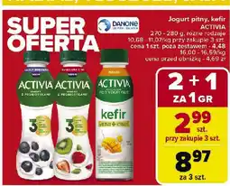 Carrefour Jogurt Activia borówka Danone oferta
