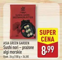 ALDI Sushi nori - prażone algi morskie Asia Green Garden oferta