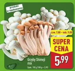 ALDI Grzyby Shimeji mix 1 opak. Aldi oferta