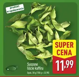 ALDI Suszone liście kaffiru 1 opak. Aldi oferta