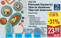 ALDI Półmisek/Salaterki/ Talerze obiadowe/ Talerzyki deserowe oferta