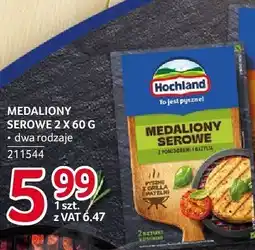Selgros Ser medaliony serowe dwa rodzaje Hochland oferta