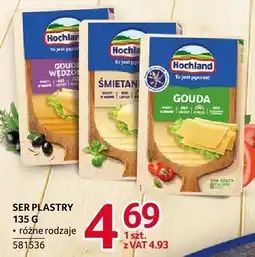 Selgros Ser plastry różne rodzaje Hochland oferta