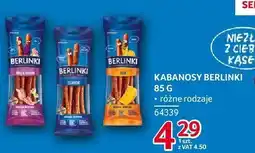 Selgros Kabanosy Berlinki różne rodzaje oferta