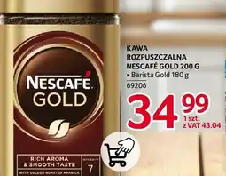 Selgros Kawa rozpuszczalna Nescafe Gold Barista oferta