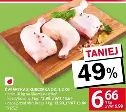 Selgros Ćwiartka z kurczaka Selgros oferta