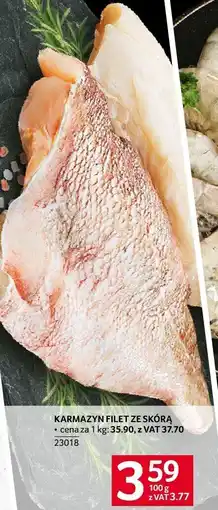 Selgros Karmazyn filet ze skórą Selgros oferta