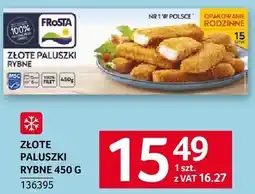 Selgros Złote paluszki rybne Frosta oferta