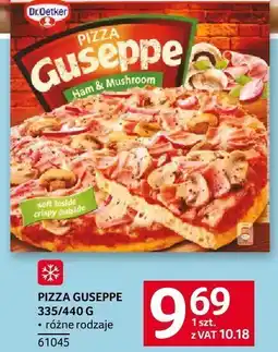 Selgros Pizza Guseppe ham & mushroom Dr. Oetker oferta