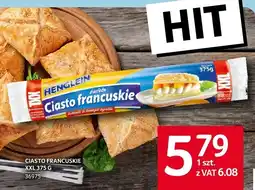 Selgros Ciasto francuskie XXL Henglein oferta