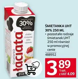 Selgros Śmietanka UHT 30% Łaciate oferta