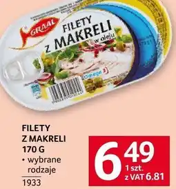 Selgros Filety z makreli Graal oferta