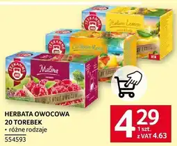 Selgros Herbata owocowa Teekanne oferta