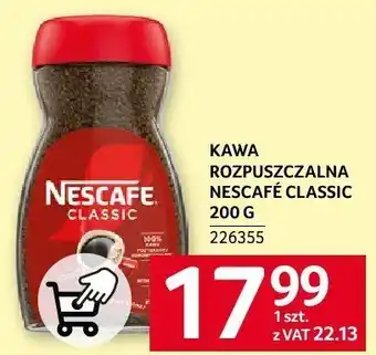 Selgros Kawa rozpuszczalna Nescafe Classic oferta