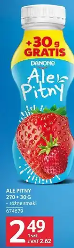 Selgros Jogurt Ale Pitny różne smaki Danone oferta
