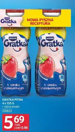 Selgros Jogurt Gratka pitna różne smaki Danone oferta