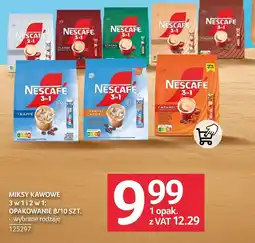 Selgros Kawa Nescafe 3w1 różne rodzaje oferta