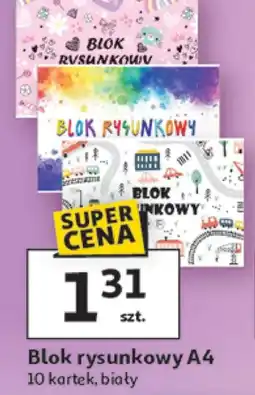 Auchan Blok rysunkowy oferta