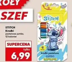 Kaufland Kredki pastelowe jumbo stitch oferta