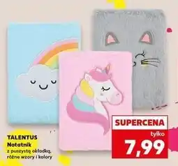 Kaufland Notatnik puszysty Talentus oferta