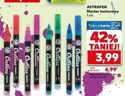 Kaufland Marker konturowy niebieski Astra oferta