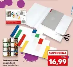 Kaufland Okładka na zeszyt z naklejkami oferta