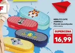 Kaufland Piórnik kosmetyczka cute animals Herlitz oferta