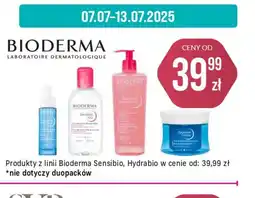 Apteka Cosmedica Produkty z linii Bioderma Sensibio, Hydrabio oferta
