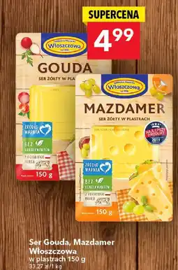Lewiatan Ser Gouda, Mazdamer Włoszczowa w plastrach oferta