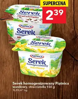Lewiatan Serek homogenizowany waniliowy, stracciatella Piątnica oferta