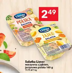 Lewiatan Sałatka Lisner warzywna z jajkiem, jarzynowa polska 140g oferta