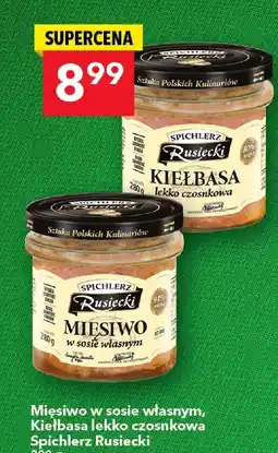Lewiatan Kiełbasa lekko czosnkowa Spichlerz Rusiecki 280g oferta
