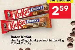 Lewiatan Baton KitKat chunky peanut butter oferta