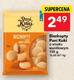 Lewiatan Biszkopty Pani Kuki o smaku waniliowym oferta