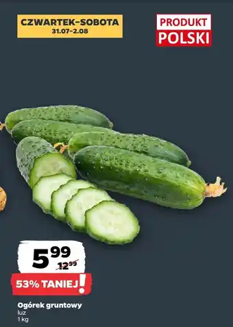 Netto Ogórek gruntowy Netto oferta