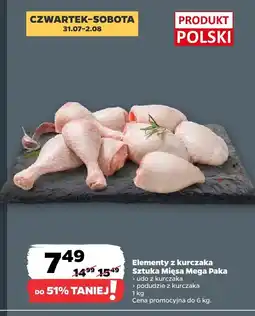 Netto Elementy z kurczaka Sztuka Mięsa Mega Paka oferta