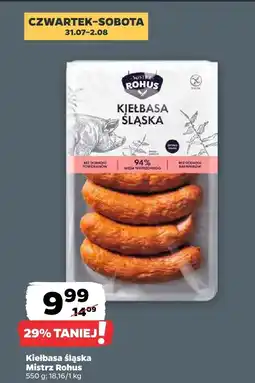 Netto Kiełbasa śląska Mistrz Rohus oferta