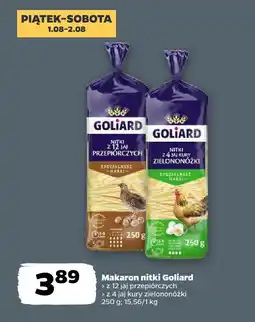 Netto Makaron nitki Goliard oferta