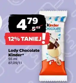 Netto Lody Chocolate Kinder oferta