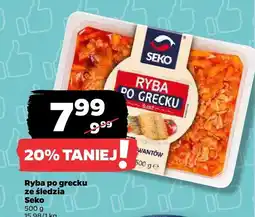 Netto Ryba po grecku ze śledzia Seko oferta