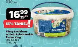 Netto Filety śledziowe w oleju kołobrzeskie Fisher King oferta