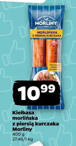 Netto Kiełbasa morlińska z piersią kurczaka Morliny oferta